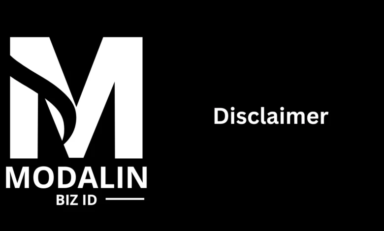 Disclaimer Modalin Biz ID